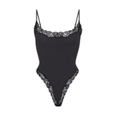 FITS EVERYBODY LACE CAMI BODYSUIT | ONYX