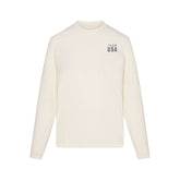 SKIMS FOR TEAM USA WORN IN JERSEY PARALYMPIC LONG SLEEVE T-SHIRT | ECRU