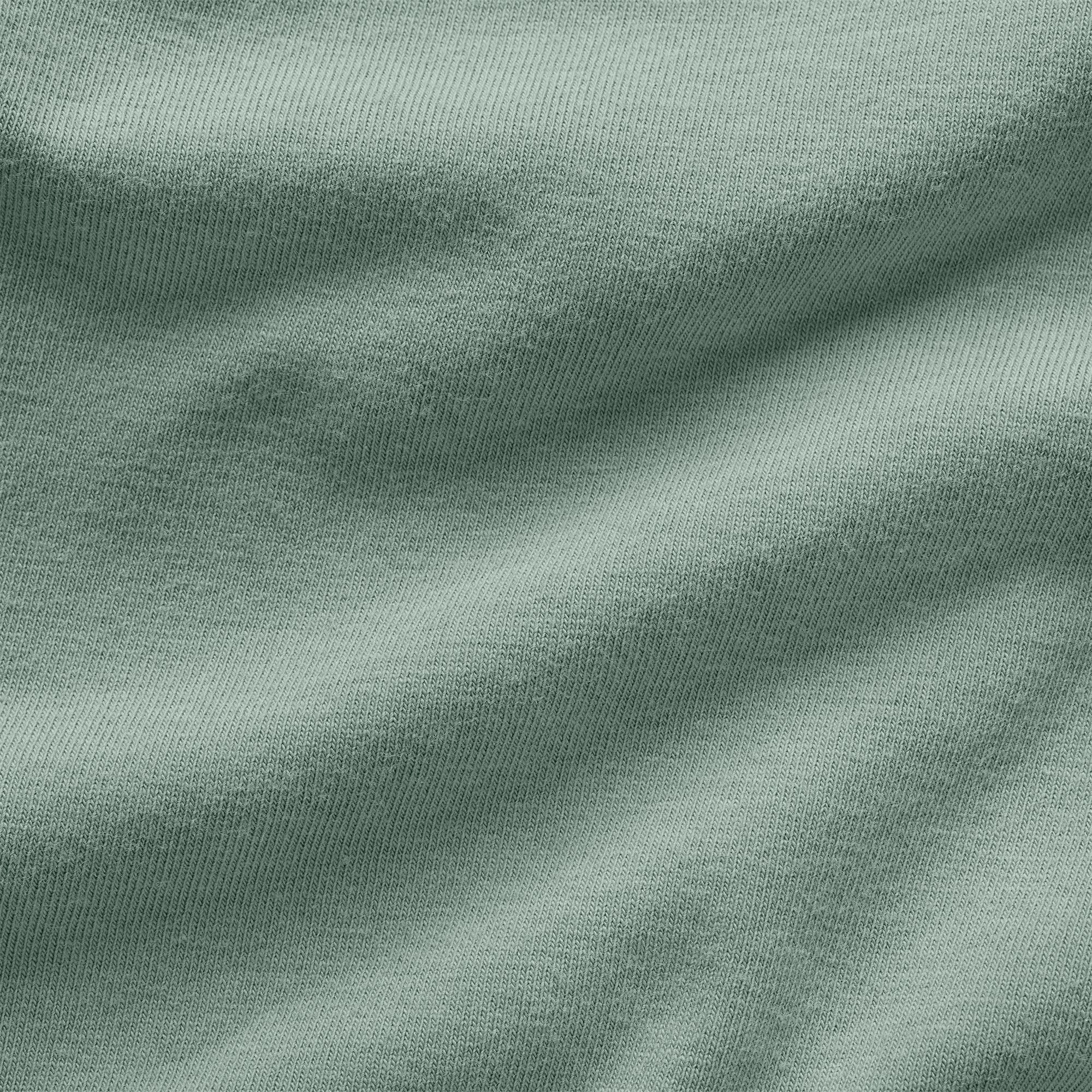 COTTON JERSEY LONG SLEEVE T-SHIRT | MINERAL