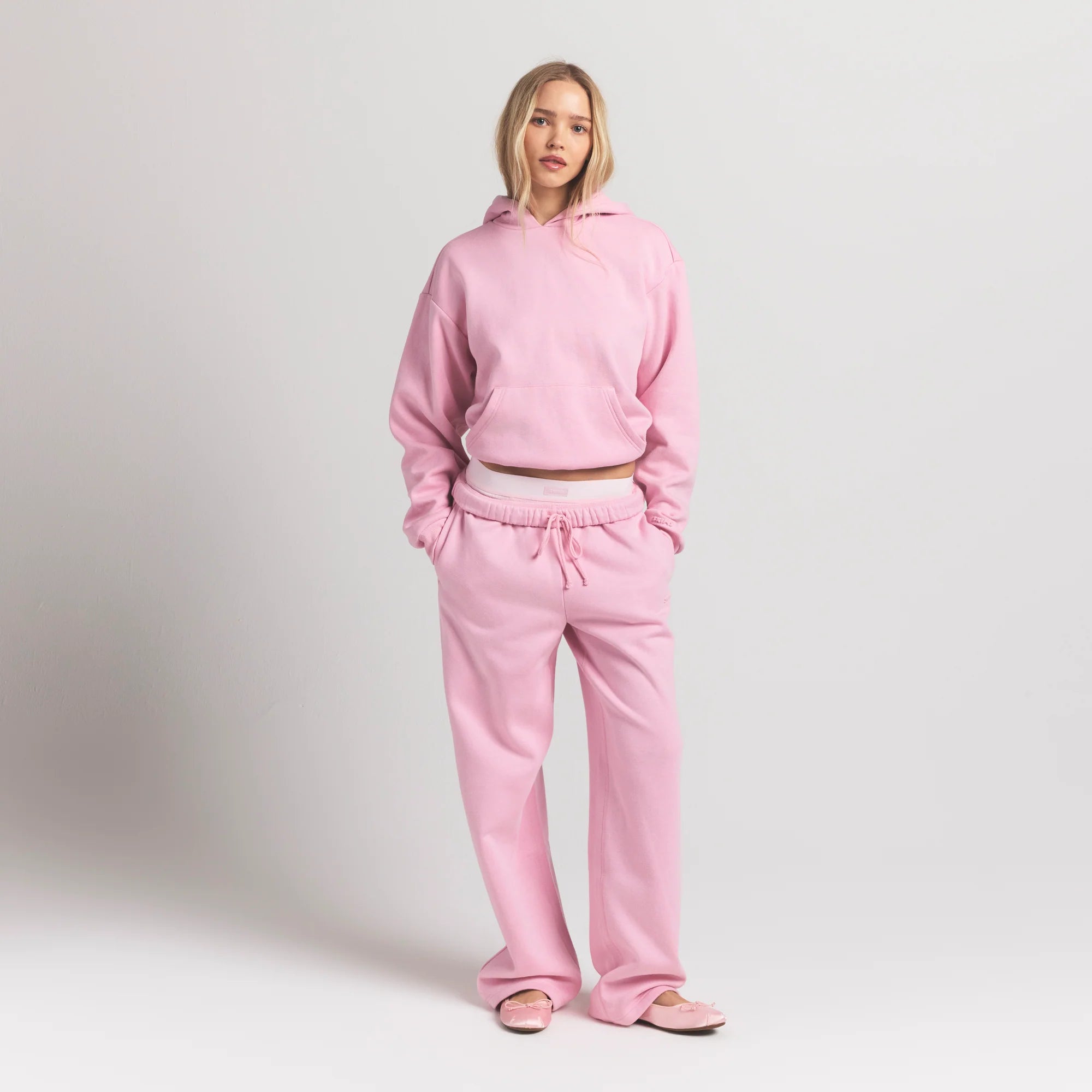 COTTON FLEECE CLASSIC STRAIGHT LEG PANT | HALITE